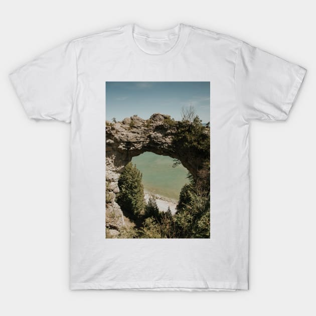 Mackinac Island- Arch Rock T-Shirt by LindsayVaughn